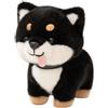 HOMEXYLYL Shiba Inu - Peluche a forma di cane (nero, in piedi)