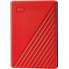 Western digital HDD esterno 6TB Western Digital 2.5" Rosso [WDBR9S0060BRD-WESN]