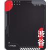 Trust Tappeto Salvapavimento Trust Gaming GXT 715 Japan Print per Sedia da Gaming Nero Rosso [26050]