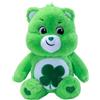 Simba Care Bears - Orso amorevole fortunato, 35 cm, +0 | Care Bears, simbolo della fortuna, tessuto extra morbido, ideale da abbracciare, 35 cm