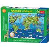 Ravensburger 07072 - Animali del mondo, Puzzle 60 pezzi Giant