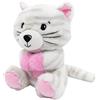 amscan 2 in 1 - Peluche a forma di gatto con passante, 21 cm, 170 g