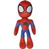 Simba - Peluche Marvel Spidey, 6315875818, +0 mesi,misura 50 cm, a licenza ufficiale, occhi glow in the dark, perfetto per tutte le età