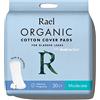 Rael Assorbenti Incontinenza Donna Superficie in Cotone Bio (Media, 30 pz) | Assorbenza alta, nucleo 4 strati, protezione da perdite, assorbenti post parto, senza cloro né profumi, vegani, cruelty free