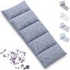 YUME Borsa dell'acqua calda per microonde, cuscino termico per microonde, profumo lavanda, cuscino riscaldante a caldo secco (45 x 14 cm)