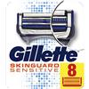 Gillette Skinguard Sensitive Lame per Rasoio, 8 Pezzi