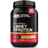 Optimum Nutrition Gold Standard 100% Whey Proteine in polvere per lo Sviluppo e il Recupero Muscolare con Glutammina e Aminoacidi BCAA Naturali, Gusto Crema di Vaniglia Francese, 30 Dosi, 900 g