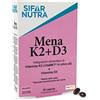 Sifar Nutra Mena K2+D3 | Vitamina K2 (Menachinone-7 in olio d'oliva) | Vitamina D3 | VitaMK7 | Integratore per le ossa, i denti, i muscoli | Assorbimento del calcio| Senza glutine e lattosio