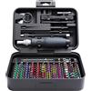 YOYSUN Mini set di cacciaviti di precisione con identificazione codificata a colori, kit di strumenti di riparazione micro magnetici 132 in 1 con scatola portaoggetti, 108 bit, piccolo cacciavite manuale per