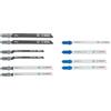 Bosch 10x Set di lame per seghetto alternativo Wood and Metal, 10 pz. | per Legno tenero, Lamiere di acciaio, 112 x 99 mm,