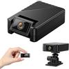 Nisanmoon Telecamera Nascosta 2K, 130° Mini Telecamera Spia, Microtelecamera Nascosta | Telecamera Spia Nascosta HD, Obiettivo Ruotabile a 180°, Visione Notturna, 4 Ore di Registrazione, Telecamera di Sorveglianza