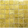 conwire tessere di mosaico Crystal Trasparente Vetro Mosaico Tinta oro struttura