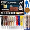 COCONIX Kit Riparazione Laminato & Legno, Mobili, Pavimenti, Graffi & Danni | Riparazione laminato, vinile, parquet, legno, mobili, piani cucina, tavoli, armadi, graffi, scheggiature, segni, ammaccature.