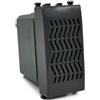 WEB world electronic business Ronzatore acustico 6AX 220V da incasso - Colore Antracite/Nero - Compatibile con serie Vimar Plana