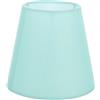 SOPOTUTU Paralume Piccolo Lino Verde per Lampada E14 Clip-on | Schermo Lampada a Tamburo, Diffusione Morbida, Finitura Testurizzata, per Corridoio e Tavolo Studio