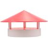 Levemolo Comignolo Antipioggia a Ombrello in PVC per Stufa e Giardino | Copri Tubo per Cappa, Leggero e Portatile, Resistente a Pioggia e Neve, per Fumaria Esterna