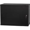 Stalflex Serverschrank 19" 3U, 180mm, schwarz