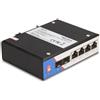 Delock - Switch - 4 x 10/100/1000 + 2 x SFP - an DIN-Schiene montierbar (88015)