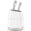 SMEG Deutschland GmbH Blocco di 6 coltelli bianchi Smeg KBSF02WH