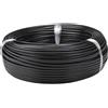 ELEKTROKABEL Cavo piatto da 100 metri, modello OMYp H03VVH2-F, sezione 2x1mm², tensione 300/300 V, con rivestimento in PVC, colore nero