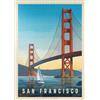 Merkloos MyPuzzle, puzzle vintage di San Francisco - 1000 pezzi, con vista sul Golden Gate