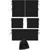 RANYAKE Tende Auto Oscuranti Divisorie Set Completo per Sedili e Bagagliaio | Design Split Push-Pull, Anti-UV e Termiche, Installazione Rapida, Universale Sedan SUV Van, Camping e Privacy