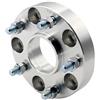 Generic Distanziale ruota forgiato Adattatore distanziale ruota 5 alette per OPEL per Astra Ampera-E per Mokka Cascada Crossland X(2PCS 15mm Silver)