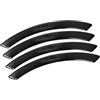 Generic 4 pezzi adesivi protezione passaruota per auto in fibra di carbonio aspetto | 38,51 X 3 cm Trim per apertura ruota e arco