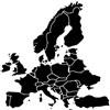 Generisch Adesivo da parete per caravan, camper, 30 x 30 cm, 40 x 40 cm, 50 x 50 cm, 60 x 60 cm, carta europea per roulotte (43/7) (grigio scuro opaco, 30 x 30 cm)