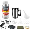 Yanxinanty polimero Liquido fari Kit, 800g Kit lucidatura fari Auto, rinnova fari Auto, utilizzato per Riparare la Testa offuscata, ingiallita, graffiata e ossidata