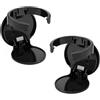 YPLANGENT 2 Pezzi Portabicchieri Auto Pieghevole, Portabevande Pieghevole Nero Adesivo, Carico 1 kg, Apertura 83 mm, Porta Tazze per Camper, Barca, Letto e Scrivania