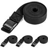 QWORK® 4 Pezzi Cinghia di Fissaggio 2,5cm x 3m con Pad Antigraffio, Cinghie di Tensione Carico Fino a 250 kg