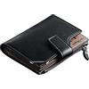 Generico Portafoglio Pelle Uomo Portafoglio Ragazzo Verticale Cuoio Wallet Porta Assegni Banconote Polizia Di Stato Portafogli Mini Slim Vera Piccolo Portacarte Ragazza In Portatessere Personalizzato Sportivo
