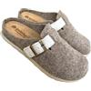inblu ciabatte donna pantofole comfort invernali sabot feltro POLLY e fibbia soletta anatomica SOFT estraibile