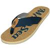 MADSea Nature Ciabatte Infradito Flip Flops Uomo Donna Effeto Sughero Blu Scuro Grigio