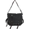 Kukyller Borsa a tracolla in tela per uomo e donna, borsa a tracolla portatile regolabile con tracolla singola vintage per viaggi casual