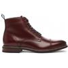 Infinity Leather Stivaletti Alti alla Caviglia in Pelle Bordeaux Balmoral Billy Capped da Uomo di Antique Rogue
