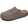 Isotoner Zoccoli Mocassino Uomo Patch Tacco Comfort | Suola extra flex - Patch tacco comfort EVERYWEAR™