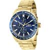 Invicta Aviator 38967 Orologio da Uomo - Impermeabile - Analogico - Movimento Quarzo - acciaio inossidabile con quadrante blu - 45mm