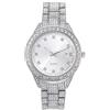 BLEKWETAAT Orologio unisex di lusso con diamanti, orologio analogico al quarzo con strass di cristallo, quadrante grande con numeri romani e calendario. Orologio da polso