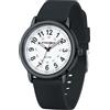 PINDOWS Orologi da polso analogici al quarzo da donna con cinturino in silicone per ragazze, signore, studentesse, facili da leggere, impermeabili.