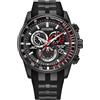 Citizen Orologio da uomo Eco-Drive Sport Luxury PCAT in acciaio inossidabile e cinturino in poliuretano, cronografo, cronometraggio atomico (modello: CB5977-03E)