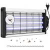 COOINJOY Insetticida Elettrico per Interni, Lampada Zanzare e Trappola Mosche Elettrica Tutti 3 Tubi LED Interni, Vaschetta di Raccolta, Griglia di Protezione, per Cucina, Ristorante