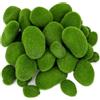 DIYCUT 30 Pezzi Artificiale Moss Rocks Stones, Verde Palline Di Muschio Decorativo | Muschio Artificiale in Quattro Dimensioni, per Micro-Paesaggi, Piante in Vaso, Acquari, Vasche per Pesci e Altro