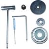 ICOOYO Kit di fissaggio lama per sega per sega per decespugliatore Stihl FR85 FS55 FS70 FS80 FS90 FS100 FS120 FS200 FS250