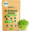 LIVONA Semi di germogli di broccoli biologici [1000 g] - Semi di broccoli con oltre il 95% di capacità di germinazione e alto contenuto di sulforafano - Microgreens per la germinazione - 100% qualità