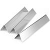 GRISUN Flavorizer Bars 38,9 cm in acciaio inox (7635) per Weber Spirit I & II 200 Serie E210, E220, S210, S220 con comando frontale, 3 pezzi di ricambio per guide aromatiche, coperture bruciatore