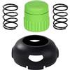 Chuancheng AH1300 - Copertura e molla di ricambio per decespugliatori EGO Power+ 15 ST1500, ST1500F, ST1500-S, ST1500SF, ST1500XY, 1 copertura, 1 copertura verde e 2 molle
