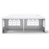 LARS360 Gazebo da giardino 3 x 6 m, tenda da giardino impermeabile con pareti laterali e finestre, telone in polietilene da 110 g/m², telaio in acciaio, tenda per feste per giardino, terrazza