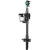 BZYFJB Dissuasore Animali ad Acqua Solare, Irrigatore a Sensore di Movimento con Timer, per Giardino Orto Frutteto, Installazione Semplice, 3 Modalità Distanza (1-10m), Impermeabile IPX4